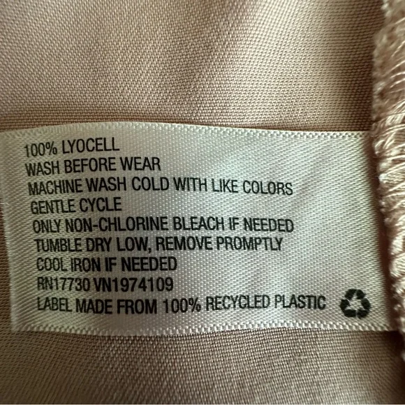 Knox Rose Women's M Light Pink Dusty Rose Short Sleeve Mini Ruffled Tunic Dress - Picture 13 of 13